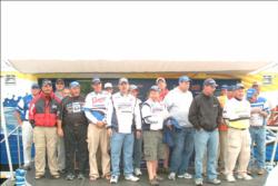 The top 10 pros and co-anglers heading into the final round of the 2009 Walmart FLW Walleye Tour tournament on Lake Winnebago.