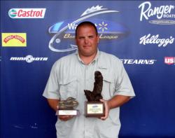 David Palmer of Port Clinton, Ohio, earned $1,713 as the co-angler winner of the July 18 BFL Michigan Division event.