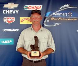 Jerry Knier of Muncy, Pa., earned $1,773 as the co-angler winner of the July 25 BFL Empire Division event.