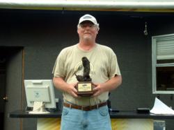 Arden Damberg of Wheatland, Iowa, earned $1,878 as the co-angler winner of the Aug. 8 BFL Great Lakes Division event.
