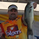 Chad Prough of Chipley, Fla., snuck up through the field to claim the third place spot with a four-day total of 31 pounds, 14 ounces worth $37,865.