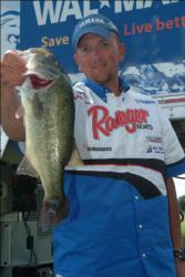 Pro Michael Stetich of Omaha, Neb., took third place overall with a catch of 10 pounds, 11 ounces.
