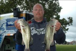 Pro Todd Schmitz of Goshen, Ind., used a total catch of 14 pounds, 11 ounces to grab fourth place overall heading into the finals.