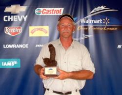 Jerry Knier of Muncy, Pa., earned $1,753 as the co-angler winner of the Aug. 22 BFL Empire Division event.