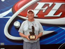 Jamie Bladow of Houston, Ala., earned $2,852 as the co-angler winner of the Sept. 12-13 BFL Bama Division event.