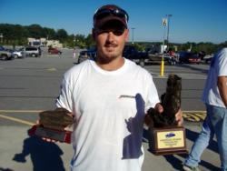 Robert Wedding of Welcome, Md., earned $2,563 as the co-angler winner of the Sept. 12-13 BFL Northeast Division event.