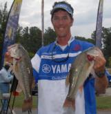Matthew Wilbanks of Gainesville, Ga., brought in the biggest limit of day two, weighing in at 13 pounds, 5 ounces to move into second with a two-day total of 24 pounds, even.
