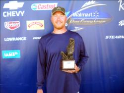 Jamie Baynard of Clayton, N.C., earned $2,852 as the co-angler winner of the Sept. 12-13 BFL Piedmont Division event.