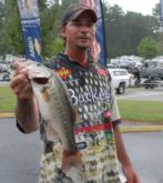 Local pro Craig Johnson of Martinez, Ga., has moved up to the fourth place position with a three-day total of 31 pounds, even.