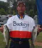 Local co-angler Bart Blackburn of North Augusta, Ga., finished fourth with a three-day total of 18 pounds, 15 ounces.