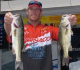 Jason Law of Brunswick, Ga., finished second in the Co-angler Division at Clarks Hill with a three-day total of 21 pounds, 3 ounces.