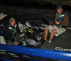 Oregon State's Ryan Troughton and Carter Troughton will seek to improve on their ninth place finish by hunting big fish on day two. 