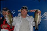 Pro Andy Francis of South Boston, Va., moved into the fourth place position today thanks to a 13-pound, 1-ounce limit which pushed him to a two-day total of 22 pounds even.
