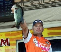 Dunkin Donuts pro Brett Hite flipped a Yamamoto Flappin Hog and threw a Phoenix chatterbait to earn fifth.