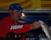 Kellogg's pro Dave Lefebre of Union City, Pa., finished runner-up with a three-day total of 33 pounds, 5 ounces.