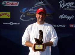 David Tierney of Fayetteville, Ark., earned $2,471 as the co-angler winner of the Sept. 26-27 BFL Arkie Division event.