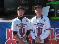 The Indiana University team of Steven Bressler and Tyler Zschiedrich took fourth place overall at the National Guard FLW College Fishing event at Lake of the Ozarks.