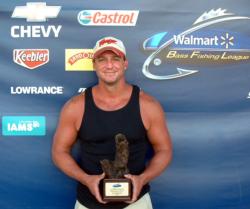 Joe Edwards Jr. of Kissimmee, Fla., earned $2,366 as the co-angler winner of the Oct. 3-4 BFL Gator Division event.