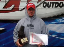 Ben Due of Mauston, Wis., won a Ranger 198VX boat with a choice of a 200 horsepower Evinrude or Yamaha motor as the co-angler winner of the BFL Regional Championship on the Mississippi River.