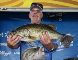 This chunky 8-pound, 8-ounce largemouth delivered the Big Bass award for co-angler Tommy Hagler.