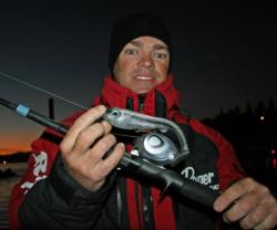 A swimbait will be the top choice for National Guard pro Tim Klinger.