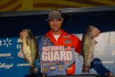 National Guard pro Jonathan Newton of Rogersville, Ala., is in second place after day one with a five-bass limit weighing 19 pounds, 3 ounces.