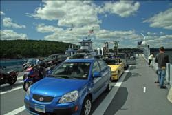 A convenient ferry system offers memorable views of Lake Champlain while shuttling motorists between New York and Vermont.