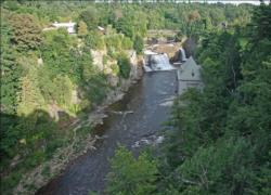 Ausable Chasm, located on the New York side, is one of Lake Champlain's most stunning points of interest.