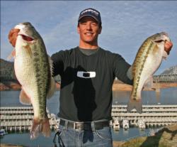 Fishing slow and deep on main lake points gave Gabe Bolivar what he needed to move up 44 spots to fifth place.