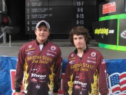 The Arizona State team of Joseph Jarrell and Mark Walker took third at the CF Western event at Lake Shasta.