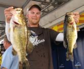 Co-angler Marlon Crowder of Tampa, Fla., finished second with a three-day total of 33-13 worth $5,000.
