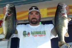 Pro Roger Gonzalez of Hialeah Gardens, Fla., maintained third place overall heading into the finals on Lake Okeechobee.