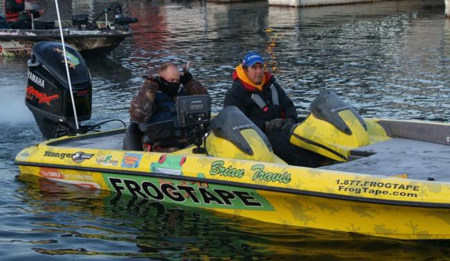 Fourth-place pro Brian Travis is looking for a limit after catching four keepers yesterday.