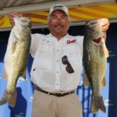 Lloyd Pickett, Jr., of Bartlett, Tenn., jumped into the third place position on day two with a 22-7 catch that added nicely to his 20-12 from day one for a two-day total of 43-3.