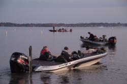 FLW Tour anglers prepare for day-one takeoff on Lake Norman.