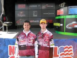 Fifth place went to the Fairmont State University team of Wil Dieffenbauch and Brent Dodrill.