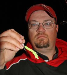 After a couple hours of throwing a topwater plug, Earl Garrison IV will target beds with a jig and creature bait.