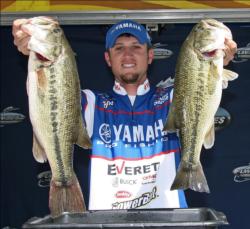 In third place, Stetson Blaylock found many of his better fish at the mouths of creeks.