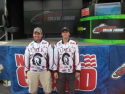 The University of Arkansas at Little Rock team of Brian Duckett and Trent Gephardt  placed third with six bass, 11-13, $4,000.
