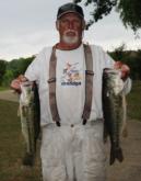Allen Carter of Bainbridge, Ga., leads the Co-angler Division with a two-day total of 28-8. 