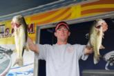 Frank Jordan, Jr., of Bainbridge, Ga., is in fourth place with a two-day total of 36-14.