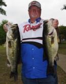 Lake Seminole local David Mock of Tallahassee, Fla., jumped into the third place spot today with a whopping 23-12 catch to give him a two-day total of 37-6.