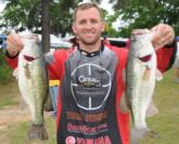 Pro Donny Bass of Ft. Myers, Fla., is in second place with a two-day total of 38-0.
