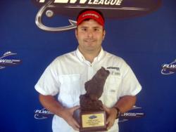 Shawn Marquis of Columbus, Ga., won the Co-angler Division of the May 8 BFL Gator Division event to earn $1,981.