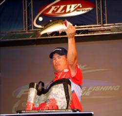 Troy Morrow caught five-bass limits over the first two days and finished up Saturday with four bass for 8-11.