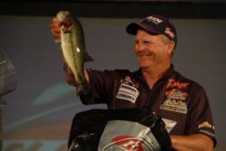 Keith Monson of Burgin, Ky., took fourth place overall at the FLW Tour event at Lake Ouachita.
