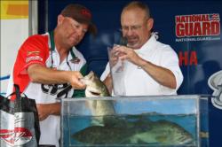 David Williams caught the biggest co-angler bag, 17-1, on his way to a second place finish. 