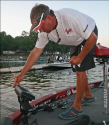 Texas pro Stephen Johnston will spend much of his time flipping shallow grass.