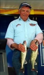 Co-angler Robert Dube placed third on Oahe.
