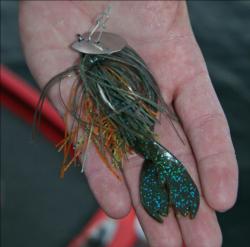 Second place pro Bill Spence will rely on a bluegill pattern chatterbait.